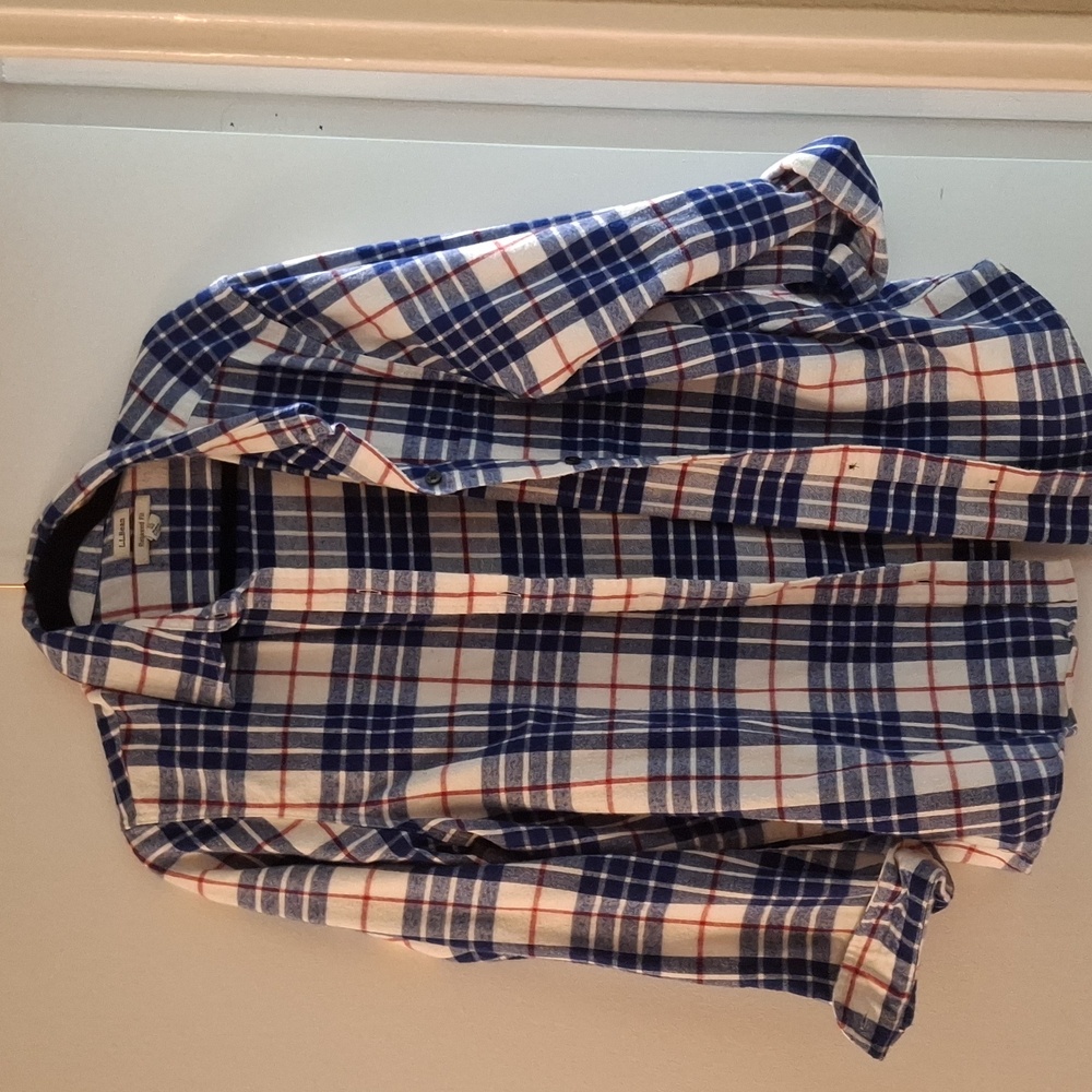 LL Bean size Xl relaxed fit flannel